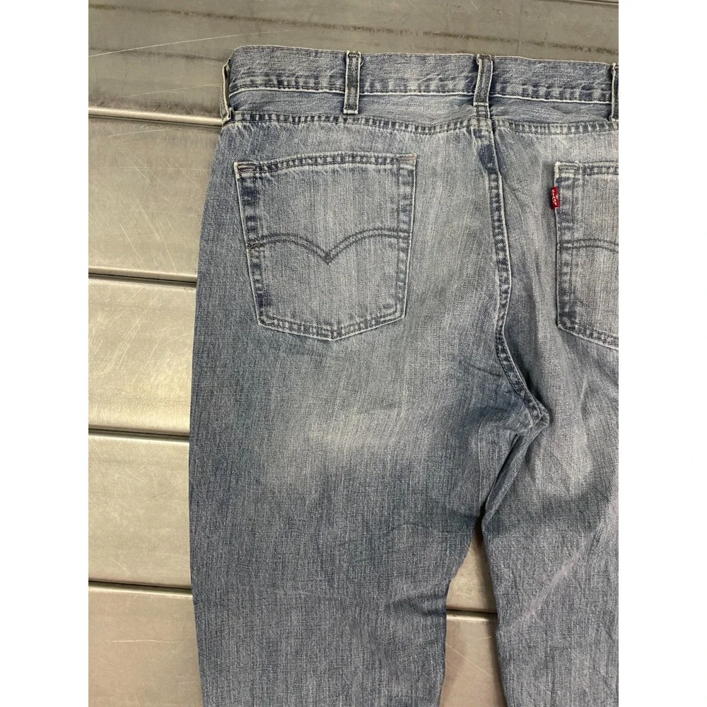 Levis 514 Jeans Mens‎ 38X32 Blue Medium Wash Denim Slim Straight 100% Cotton